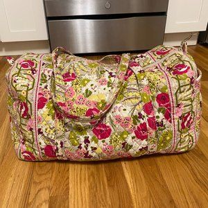 Vera Bradley Large Duffel Bag in Make Me Blush